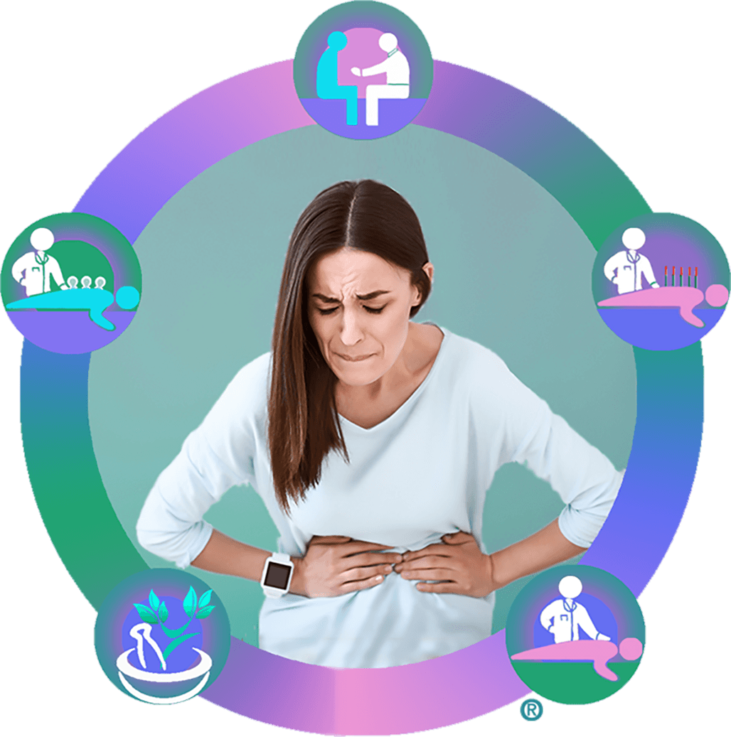 Image of GI Disorders, which we help to address at Silver Iris Clinic in Los Gatos, CA